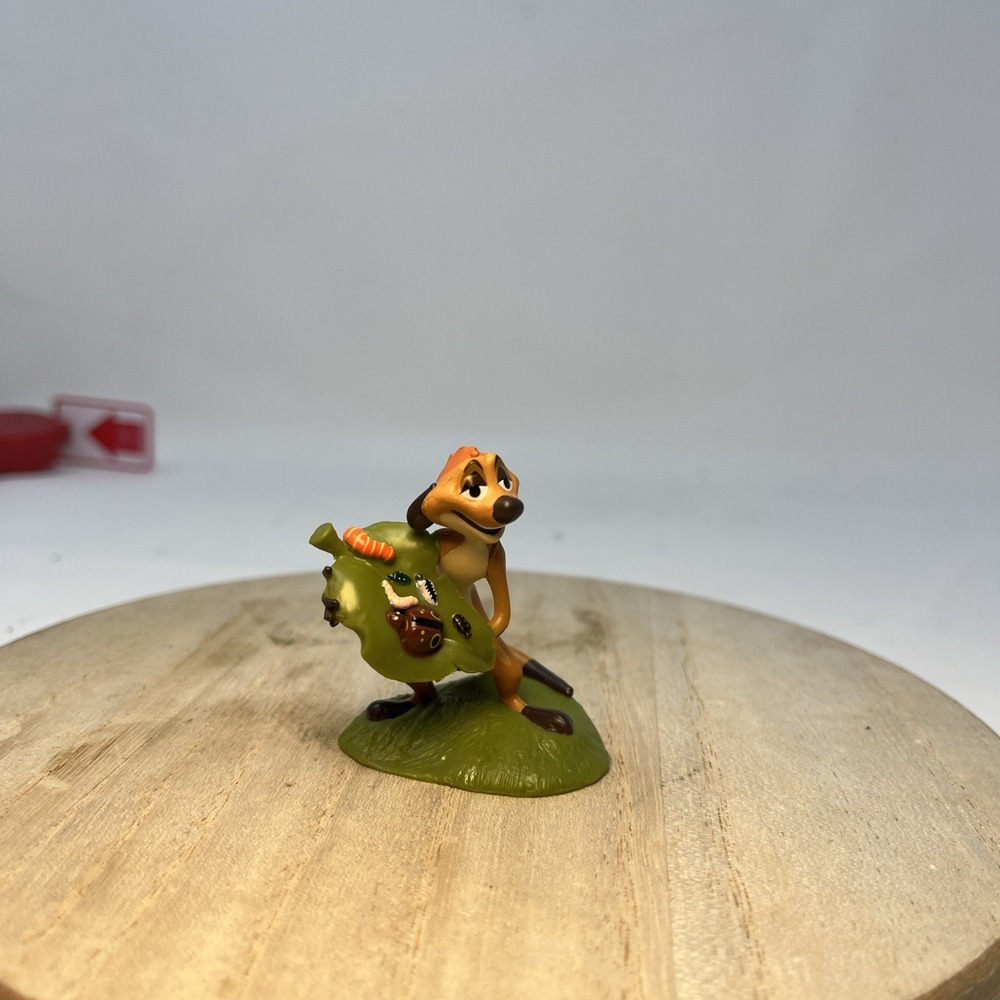 Disney Authentic TIMON with Bugs LION KING FIGURINE Cake TOPPER Toy NEW